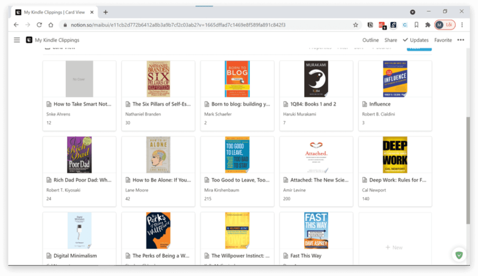 kindle2notion result