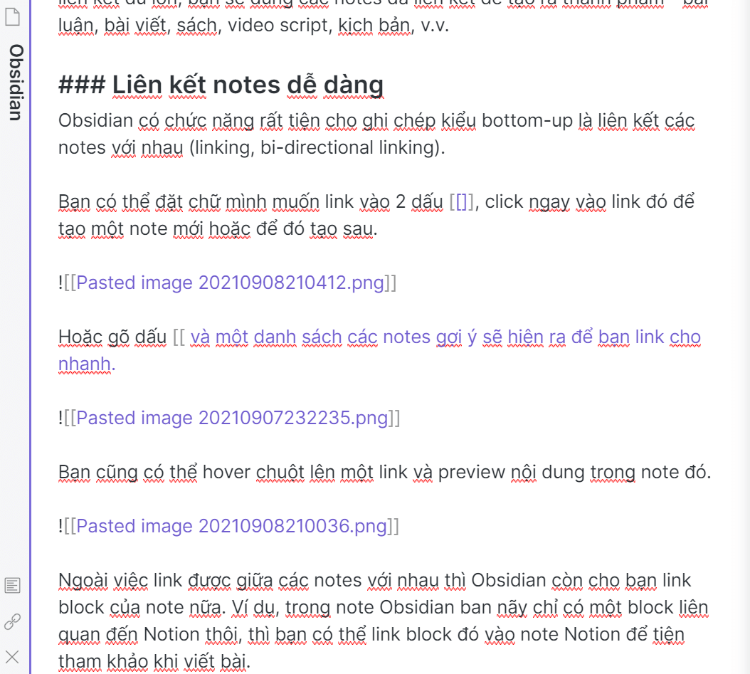 obsidian editor