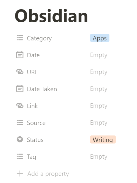 writing in notion